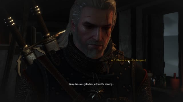 Witcher 3 - Scenes From A Marriage Arrange the Elements of the Tableau Vivant Correct Order