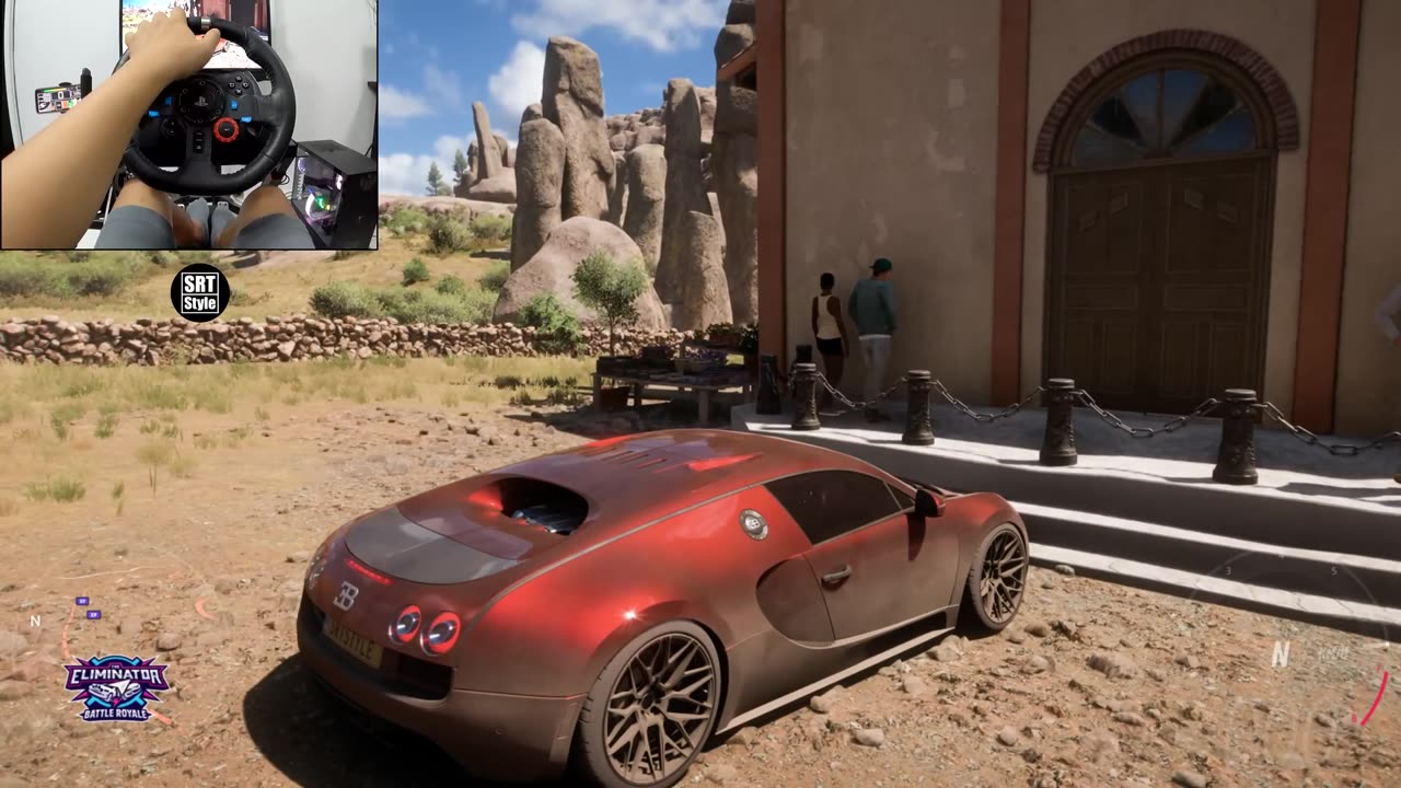 1470HP Bugatti Veyron | Forza Horizon 5 | Logitech g29 gameplay