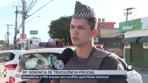 PMs agridem eleitores do PT no interior de SP | Primeiro Impacto (01/11/22)