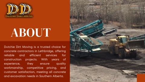 Dutchie Dirt Moving: Provide Top Concrete Crushing Services