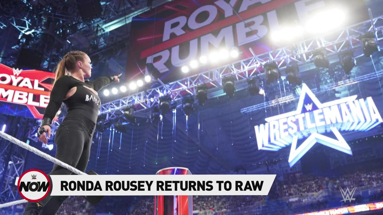 Ronda Rousey makes her return to Raw- WWE Now, Jan. 31, 2022.ts