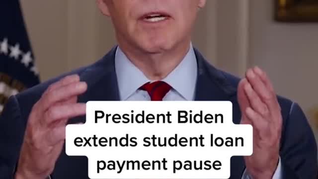 President Biden extends student loan payment pause