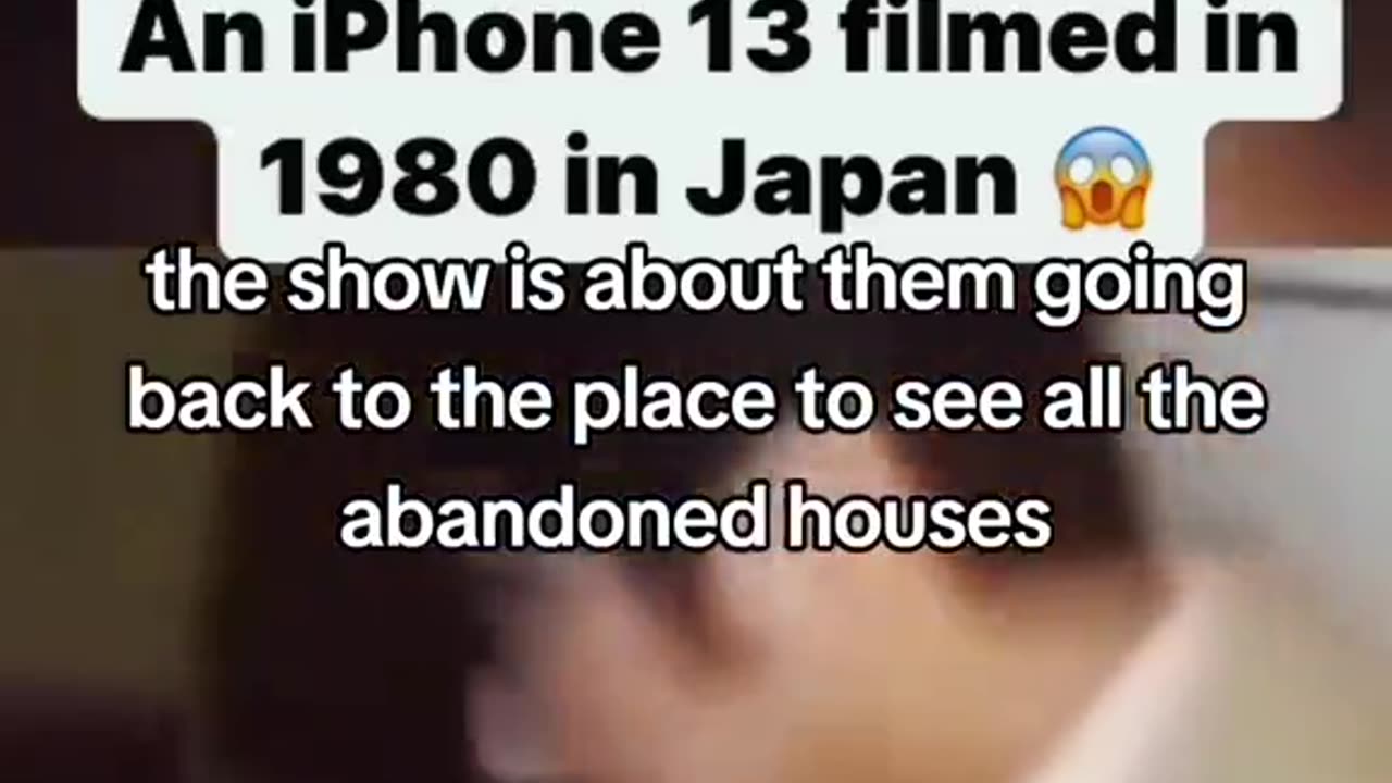 ICYMI: In 1980, a journalist discovered an iPhone 13 in Hiroshima, Japan.