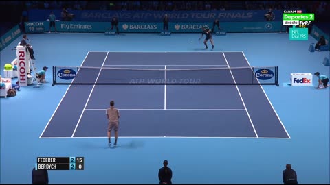 Federer - Berdych | ATP Finals 2015 RR