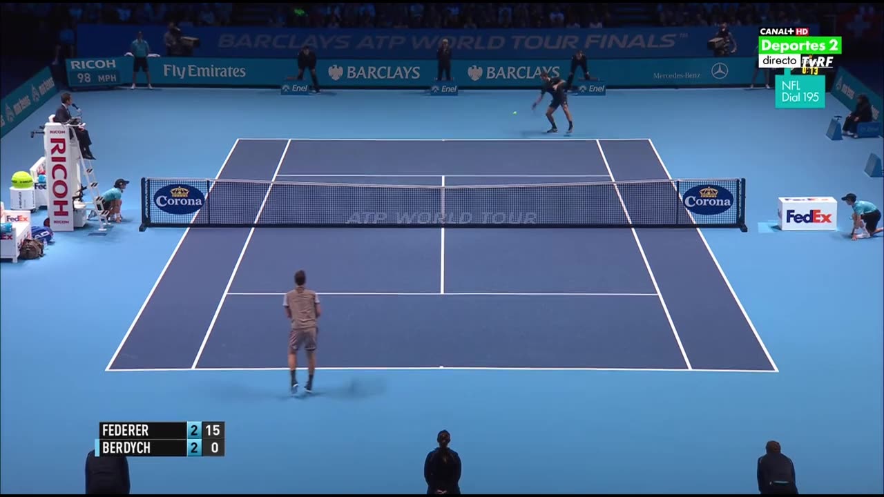 Federer - Berdych | ATP Finals 2015 RR