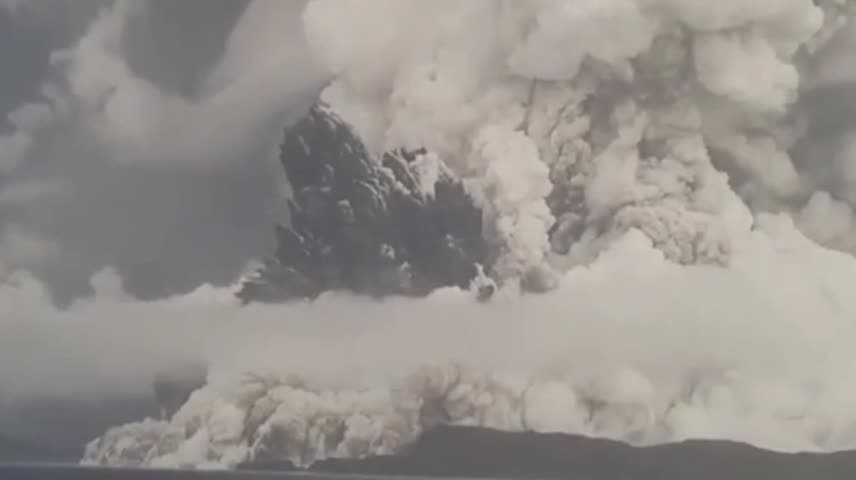 Volcoinc eruption in tonga resheped pasipic oscen