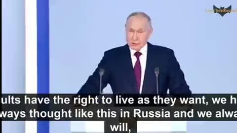 푸틴, 소아성애자들(자칭 엘리트)을 뿌리뽑겠다고 천명