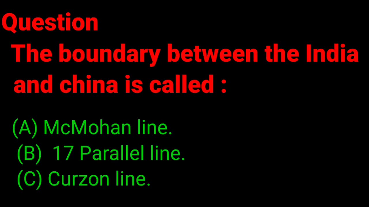 Today Quiz about china boundary