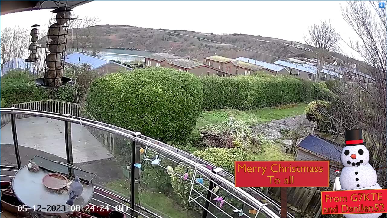 Saint Mary's cove Brixham and bird feeder