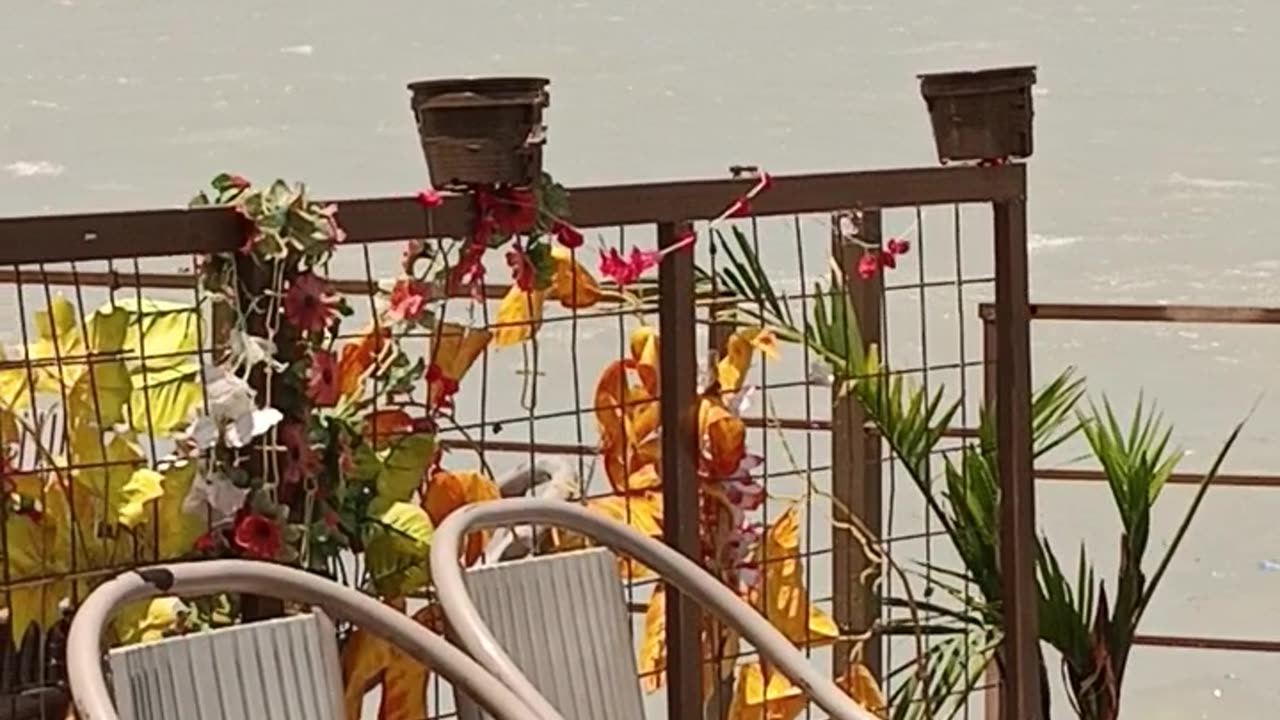 Beautiful view of hotel at the adage of river.