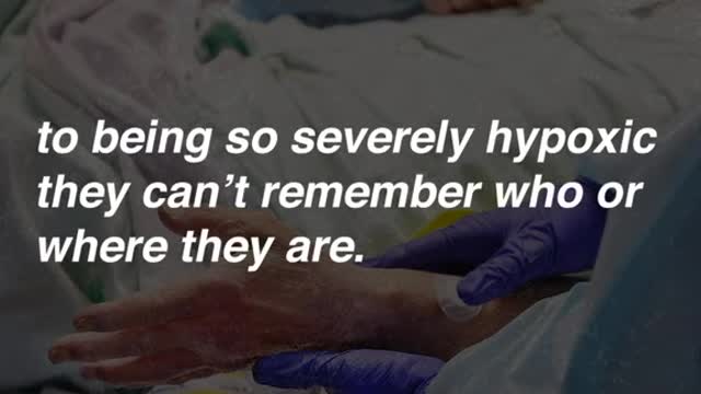 Every day I go in to work watching people struggle to breathe.