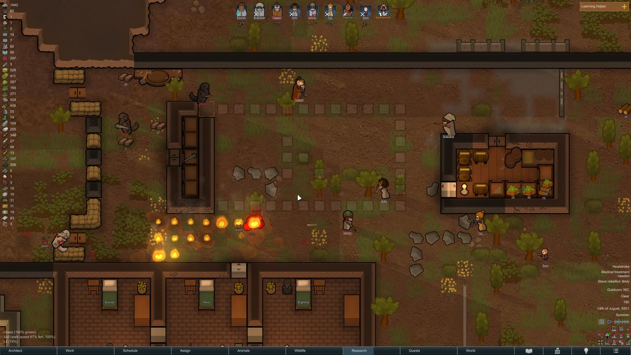 [RimWorld] They're moving on the brewery. KILL THEM ALL! (First Play)