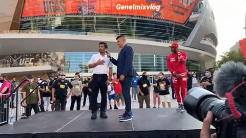 Pacquiao vs Ugas #face #off #genelmixvlog#youtube