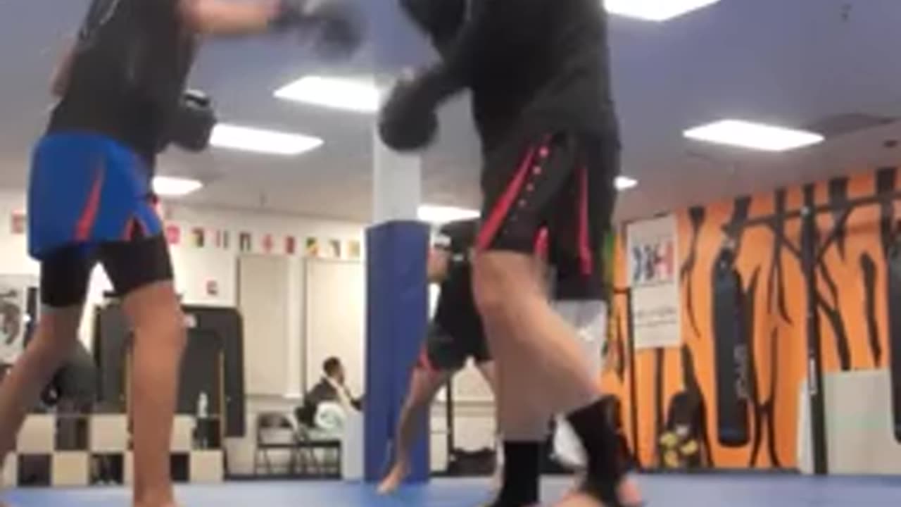 Straight Boxing In Today's Class