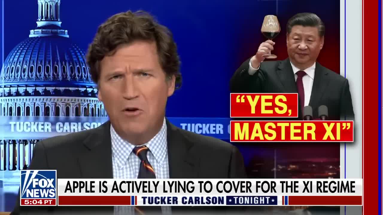 Apple is Supporting Chinese Communist Government - Tucker Carlson