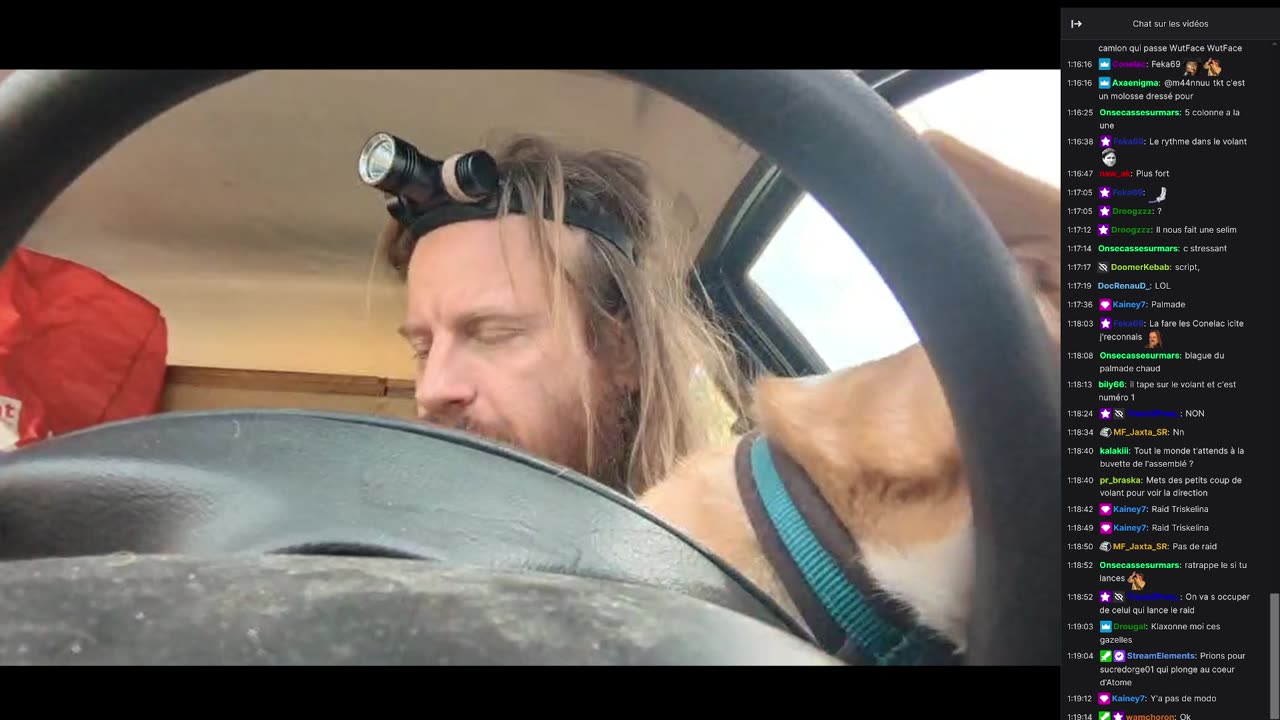 2023-03-10 (6bis.2) - Trajet en vue clodo + chien - Twitch Decheterie (version avec chat)