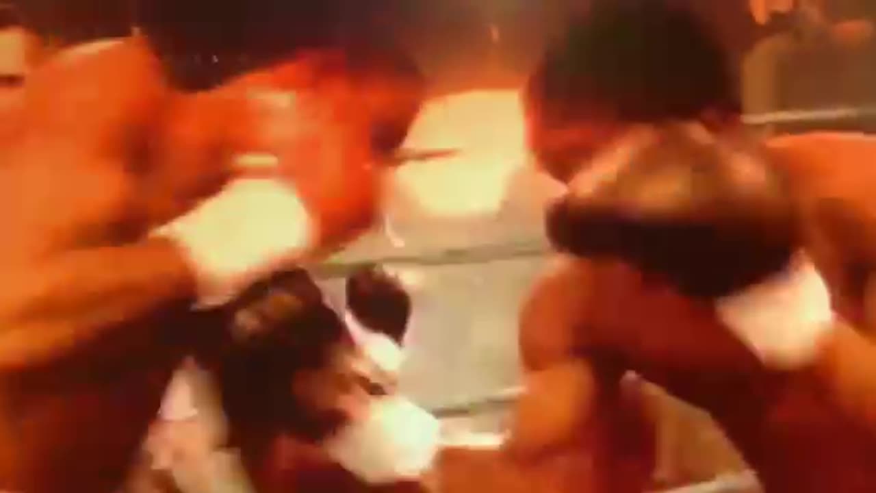 Clip from Fugees Rumble In The Jungle.