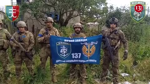 Operation moment- Ukrainian troops enter village where Russians are located with infantry, equipment