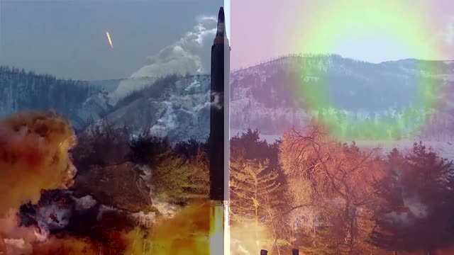 North Korea tests a nuclear-capable missile