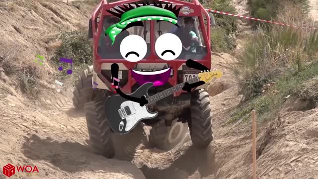 Off Road Truck Mud Race | Extrem off road 8X8 Truck Tatra - Woa Doodles Funny Videos