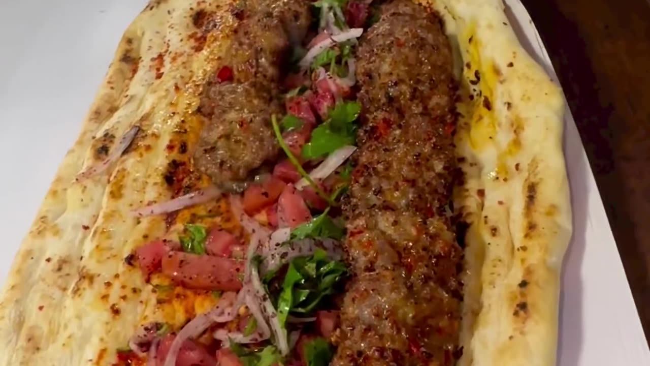 Chinese street food | Roti and salad