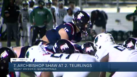 FNF22 Quarterfinals Archbishop Shaw vs Teurlings