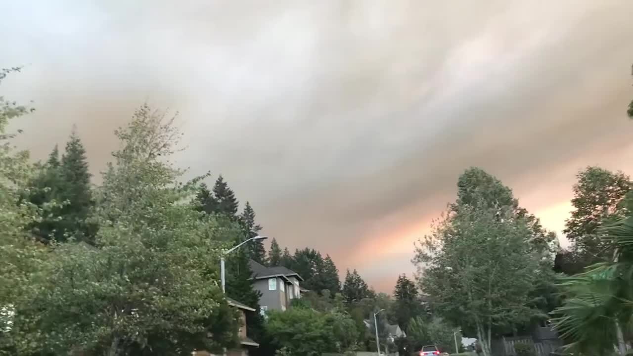 Wildfire smoke moving back in