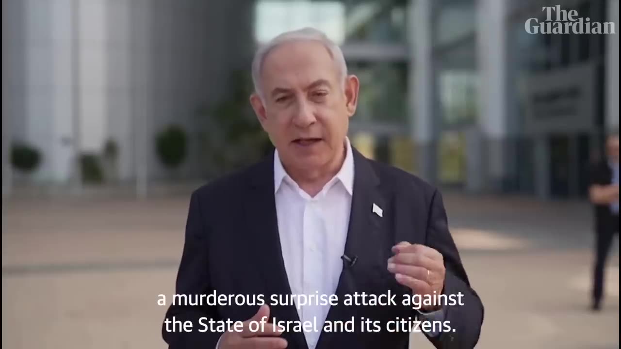 'We are at war': Israel's Benjamin Netanyahu makes statement on Hamas attack