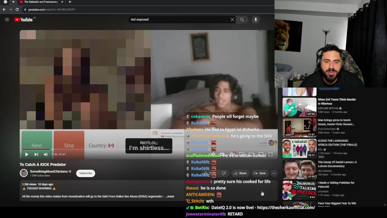Zherka Reacts To RiotLOL To Catch A PREDATOR