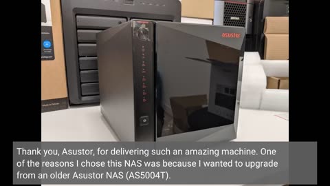 Asustor AS5304T - 4 Bay NAS, Intel Celeron Quad-Core, 2 2.5GbE Ports, 4GB RAM DDR4