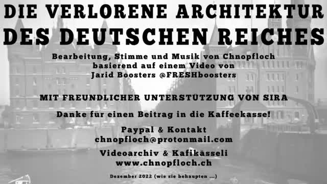 Die verlorene Architektur des Deutschen Reiches (Doku)