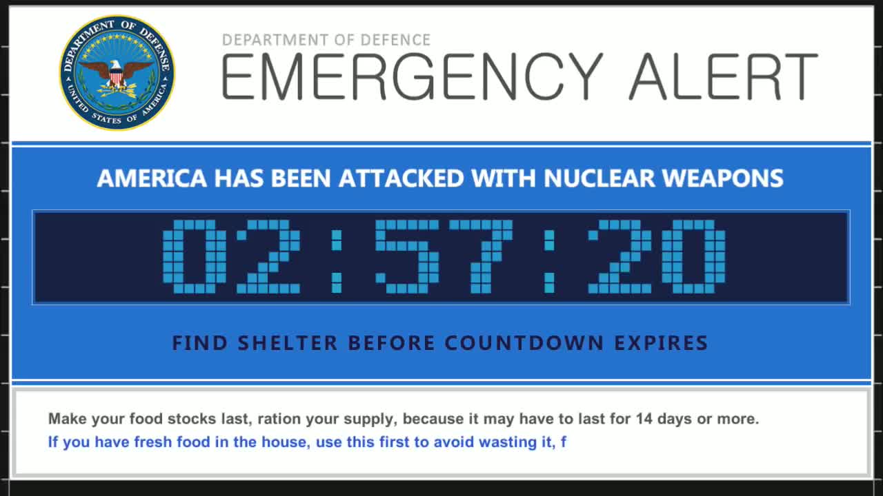 US Nuclear Attack Warning