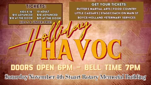 NICW "Holiday Havoc" coming to Stuart, VA Nov. 4th