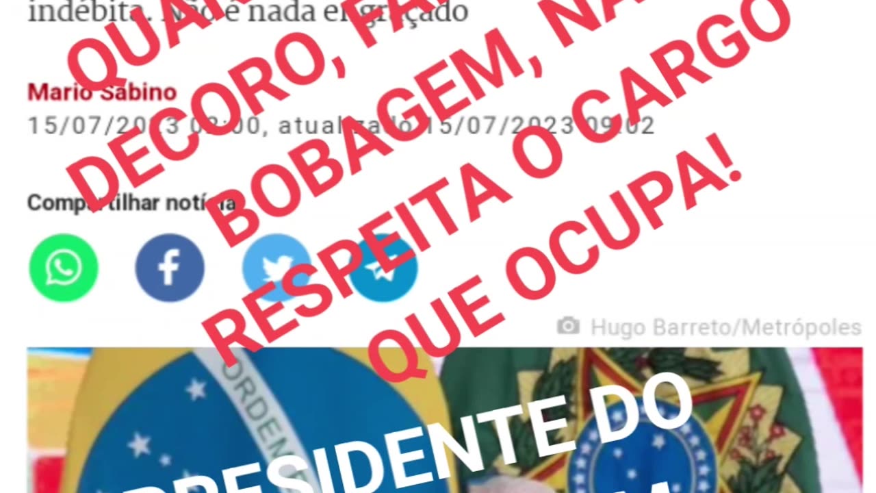 O PRESIDENTE DO PUM!