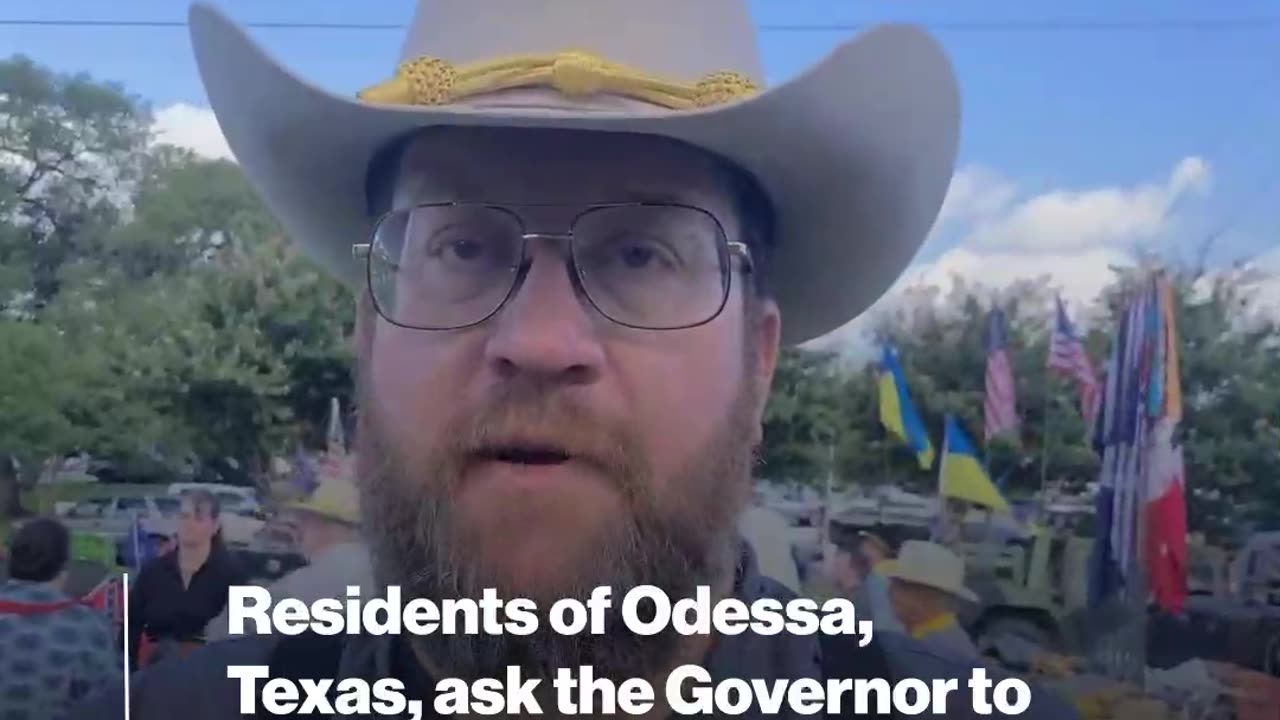 Residents of the American city of Odessa (Texas)