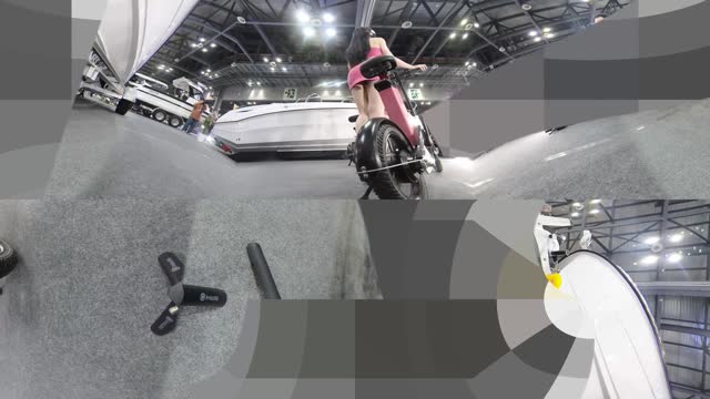 5K VR 360 핑크 마린룩 레이싱모델 임서아2022보트쇼