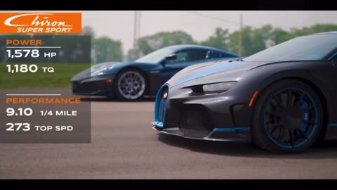 Rimac Nevera vs Buggati chiron supersport