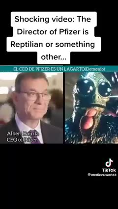 Is The CEO Of Phizer a Reptilian?