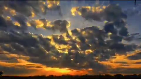 Beautiful nature sky video