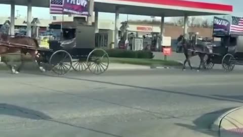 The Amish people rally for Trump