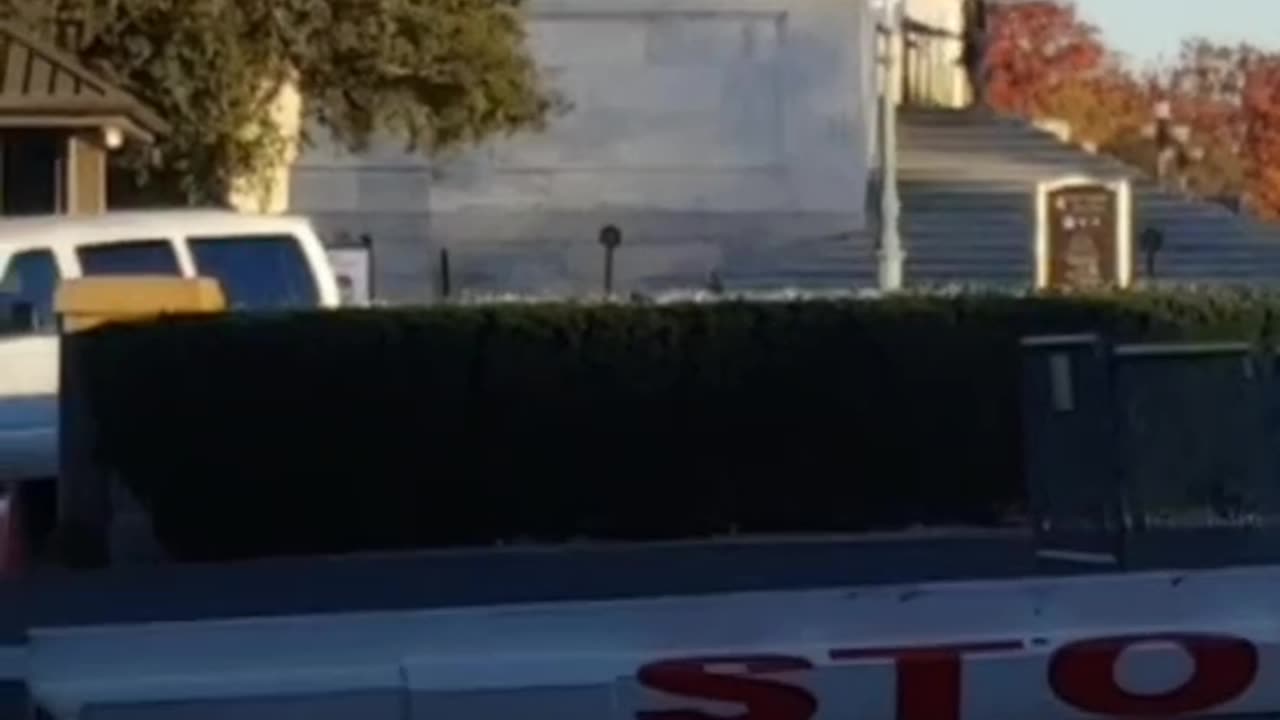 They're carrying stretchers in