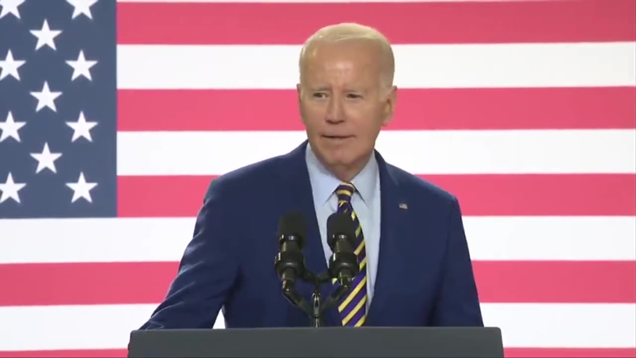 Biden Goes After Podium In Bizarre Moment