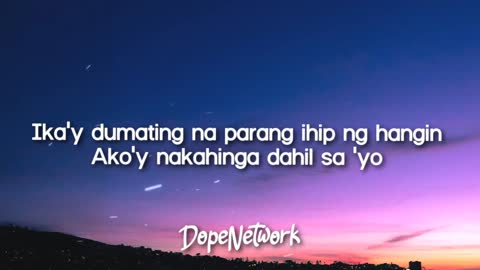 Moira Dela Torre - Dito Ka Lang (Lyrics)