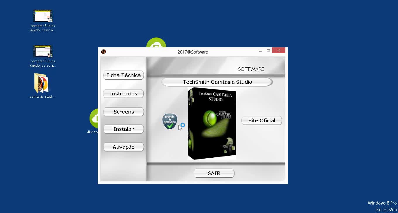 como Ativar Camtasia Studio 9