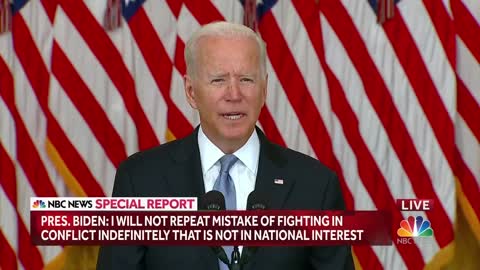 Full Speech: President Biden Addresses Nation On Afghanistan