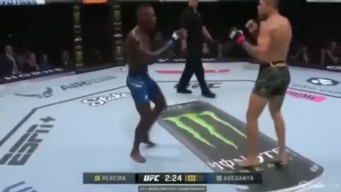 "Shocking Knock out" Israel Adesanya VS Alex Periera