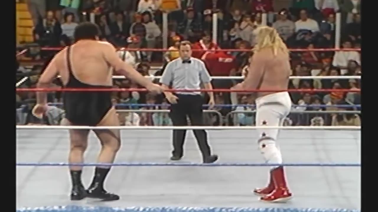 Andre the giant vs big John studd 1989