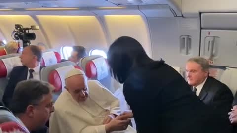 Blessed by the Pope. The National reporter Ramola Talwar flew with Pope Francis