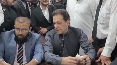 Chairman PTI Imran Khan's Exclusive Discussion with Media in High Court Lahore 3 July 2023