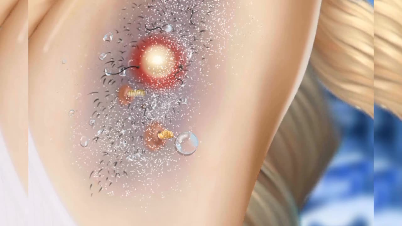 ASMR_Remove_Big_Acne____Infected____Deep_Cleaning_Animation